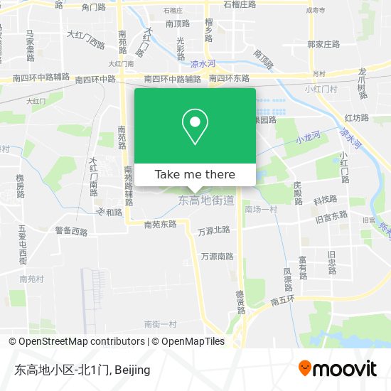 东高地小区-北1门 map