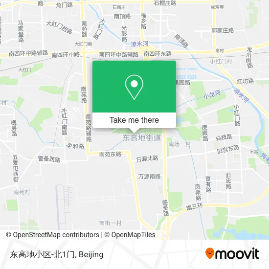 东高地小区-北1门 map