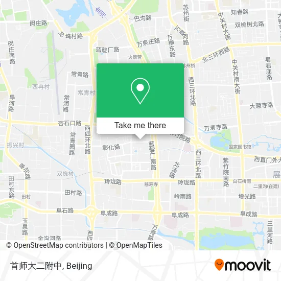 首师大二附中 map