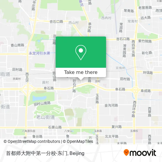 首都师大附中第一分校-东门 map