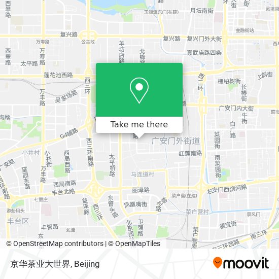 京华茶业大世界 map