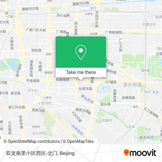 双龙南里小区西区-北门 map