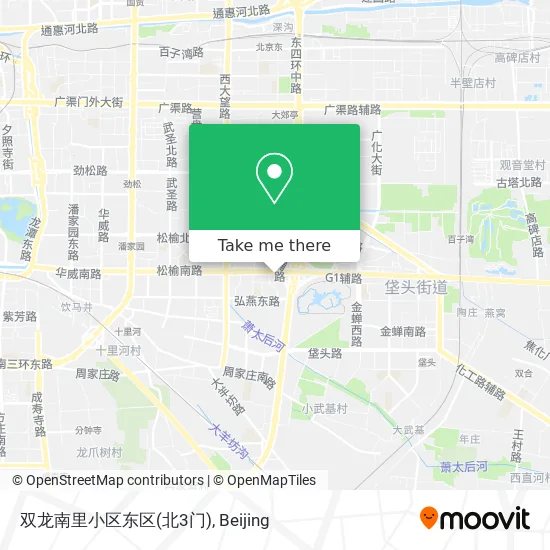 双龙南里小区东区(北3门) map