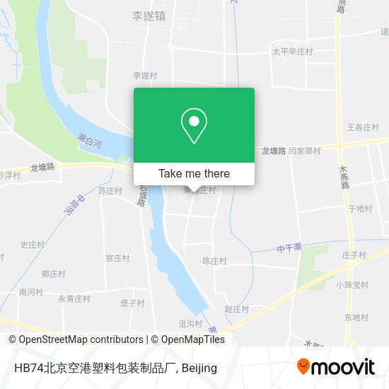 HB74北京空港塑料包装制品厂 map