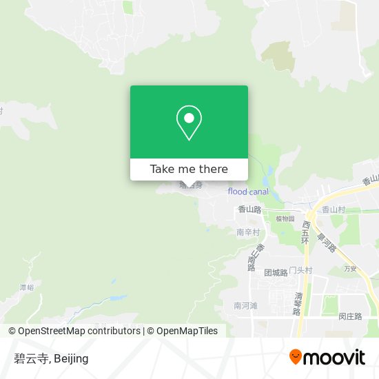 碧云寺 map