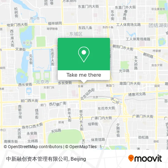 中新融创资本管理有限公司 map