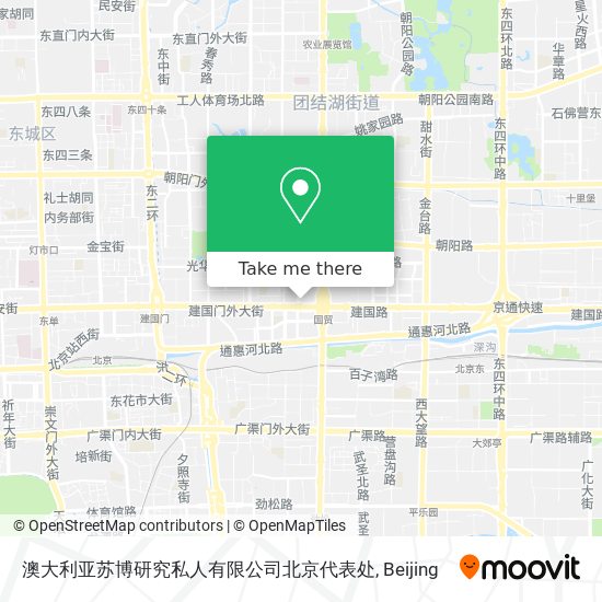 澳大利亚苏博研究私人有限公司北京代表处 map