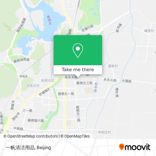一帆清洁用品 map