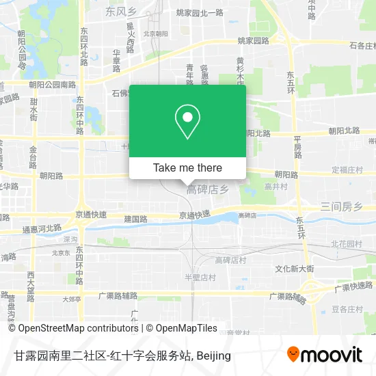甘露园南里二社区-红十字会服务站 map