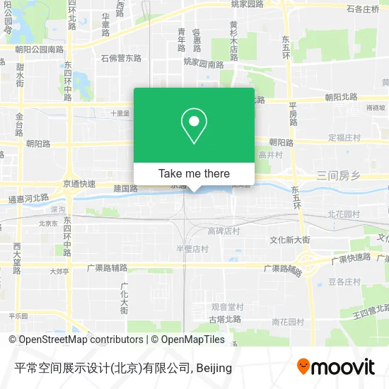平常空间展示设计(北京)有限公司 map