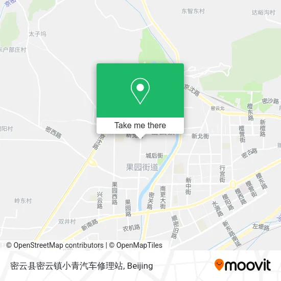 密云县密云镇小青汽车修理站 map