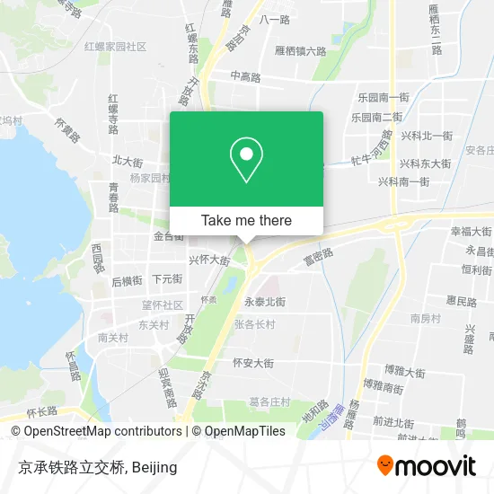 京承铁路立交桥 map