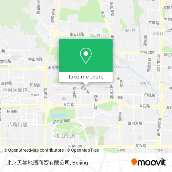北京天尝地酒商贸有限公司 map
