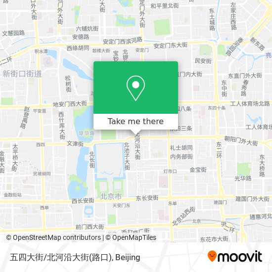 五四大街/北河沿大街(路口) map