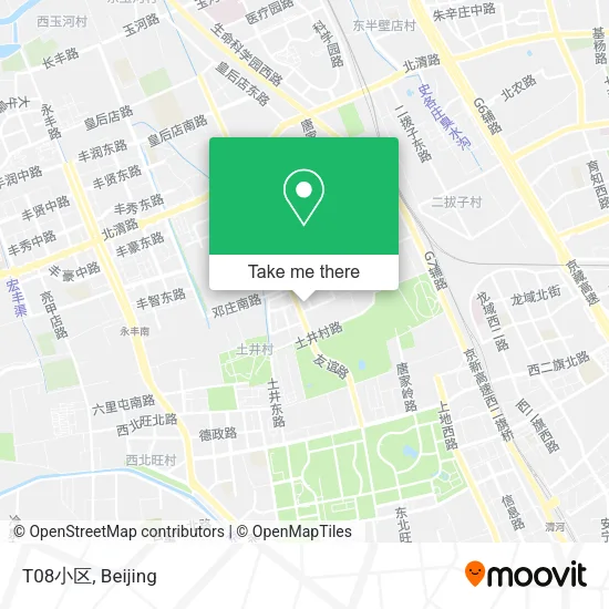 T08小区 map