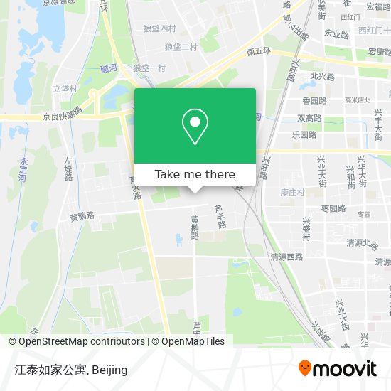 江泰如家公寓 map