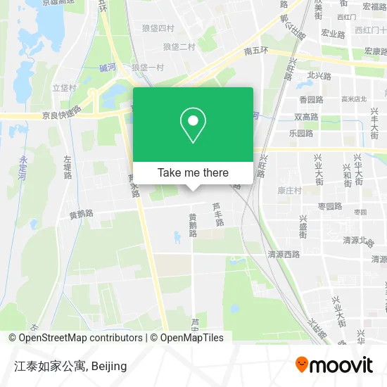 江泰如家公寓 map