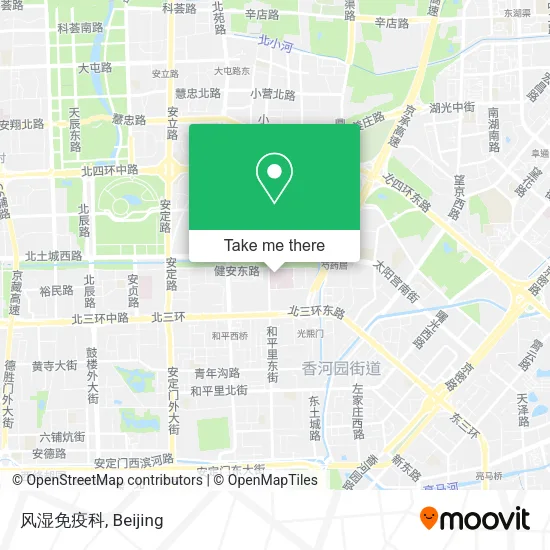 风湿免疫科 map