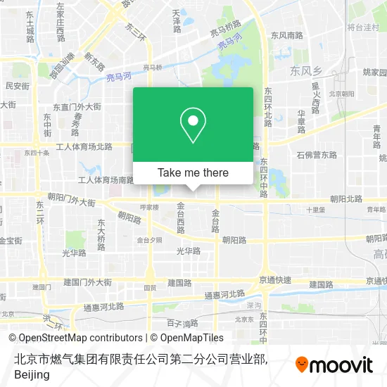 北京市燃气集团有限责任公司第二分公司营业部 map