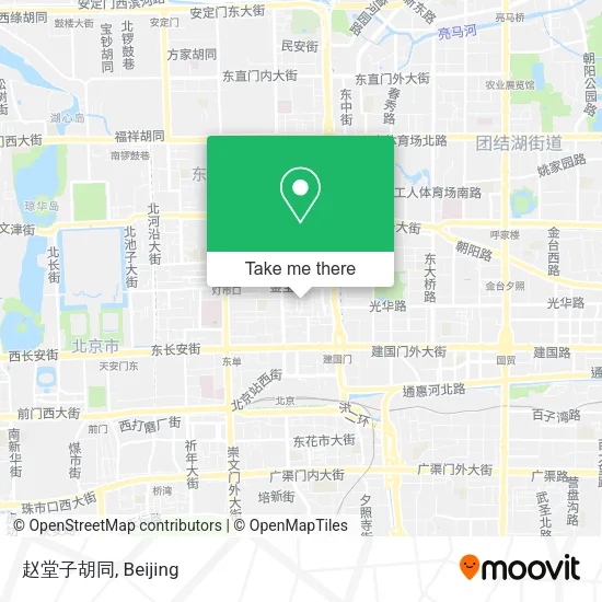 赵堂子胡同 map
