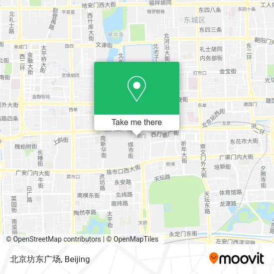 北京坊东广场 map