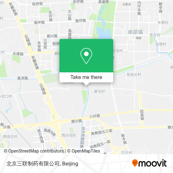北京三联制药有限公司 map