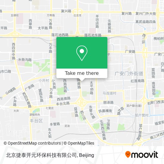 北京捷泰开元环保科技有限公司 map