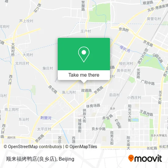 顺来福烤鸭店(良乡店) map