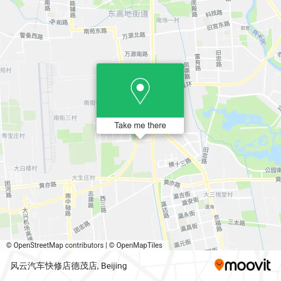 风云汽车快修店德茂店 map