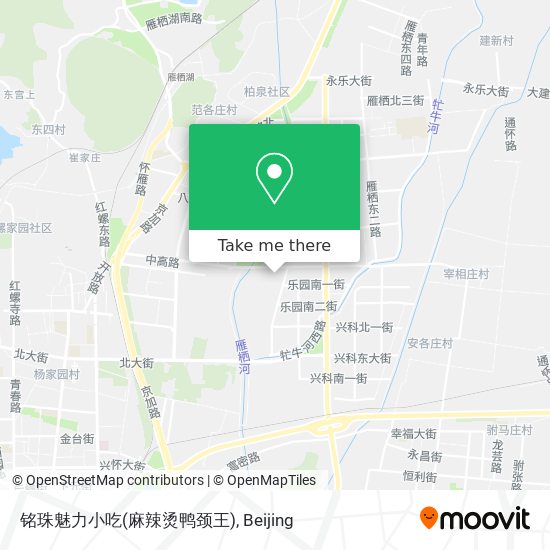 铭珠魅力小吃(麻辣烫鸭颈王) map