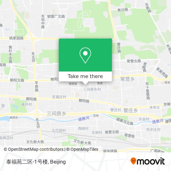 泰福苑二区-1号楼 map