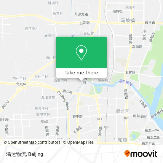 鸿运物流 map