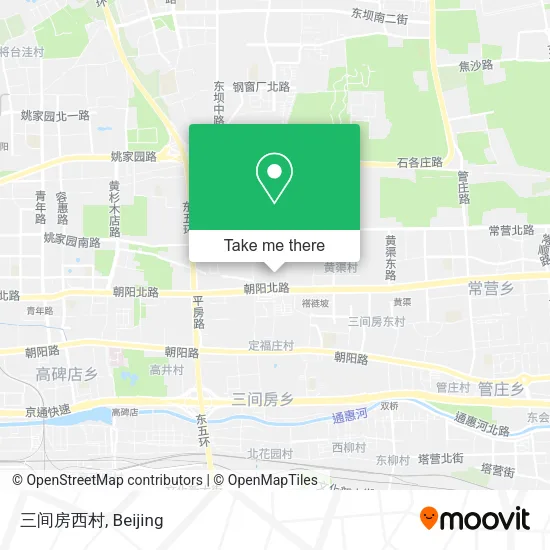 三间房西村 map