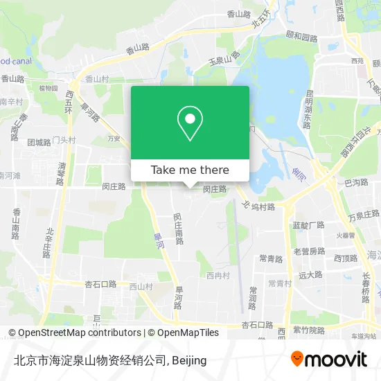 北京市海淀泉山物资经销公司 map