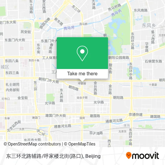 东三环北路辅路/呼家楼北街(路口) map
