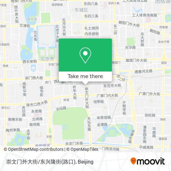 崇文门外大街/东兴隆街(路口) map