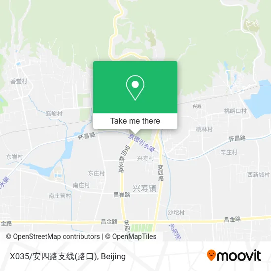 X035/安四路支线(路口) map