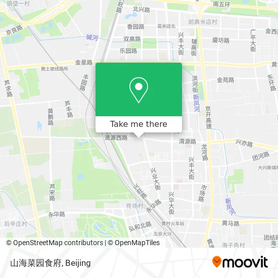 山海菜园食府 map