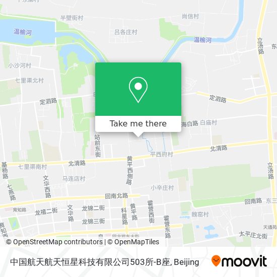 中国航天航天恒星科技有限公司503所-B座 map