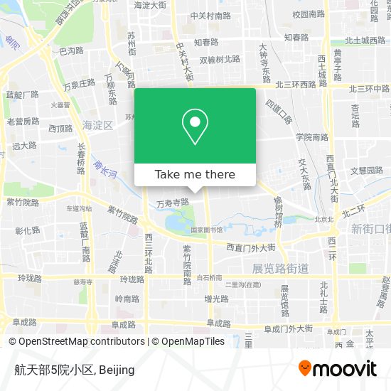 航天部5院小区 map