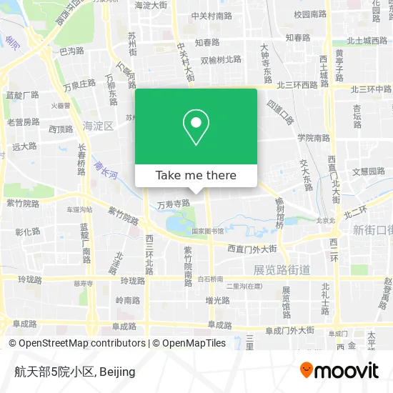 航天部5院小区 map