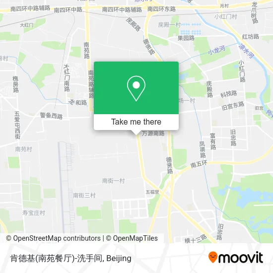 肯德基(南苑餐厅)-洗手间 map