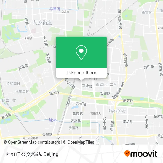 西红门公交场站 map