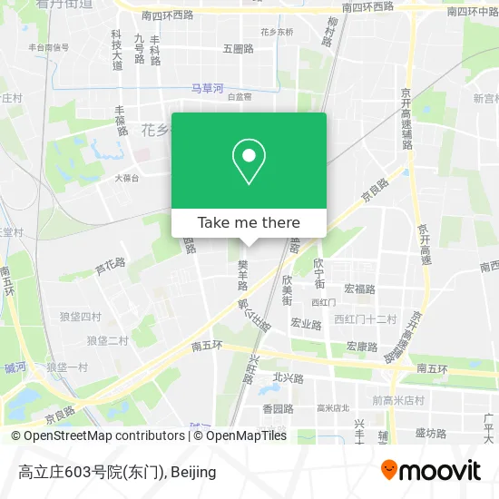高立庄603号院(东门) map