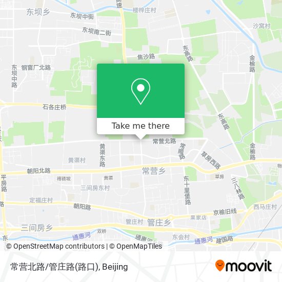 常营北路/管庄路(路口) map