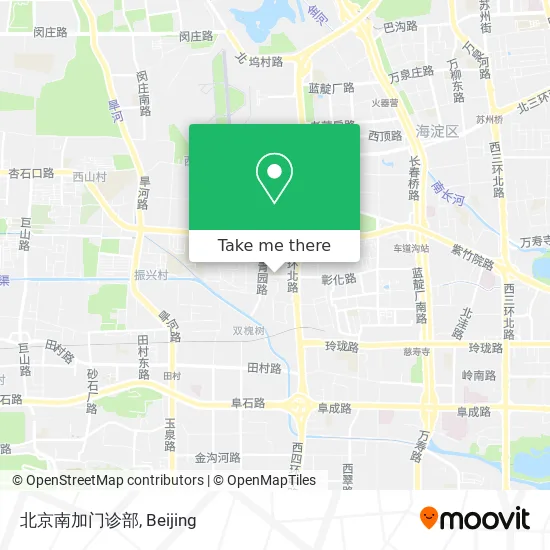 北京南加门诊部 map