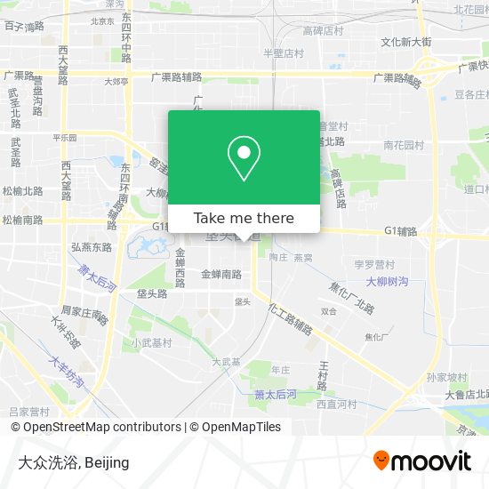 大众洗浴 map