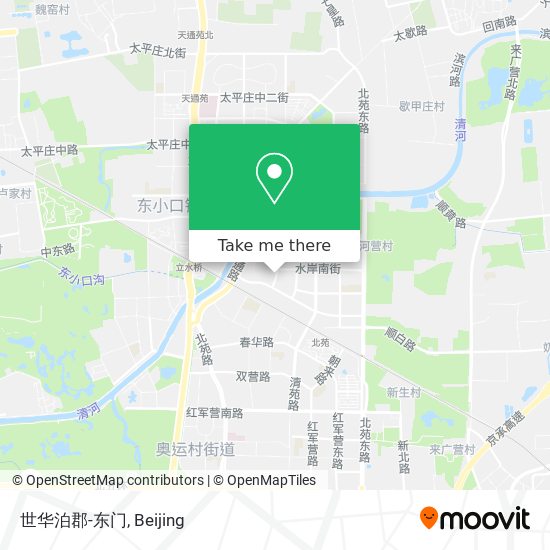 世华泊郡-东门 map