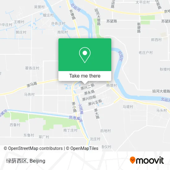 绿荫西区 map