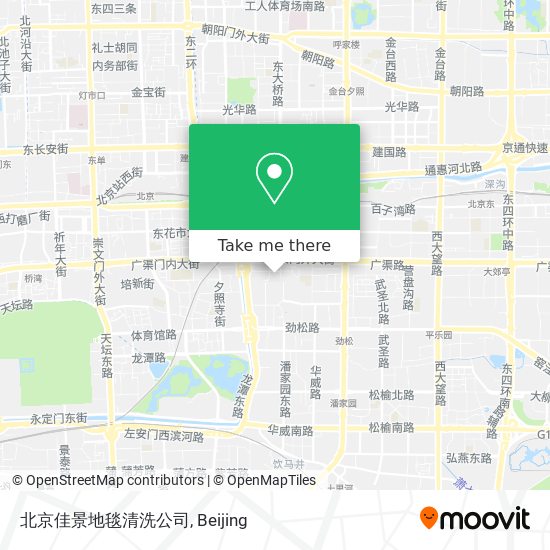 北京佳景地毯清洗公司 map